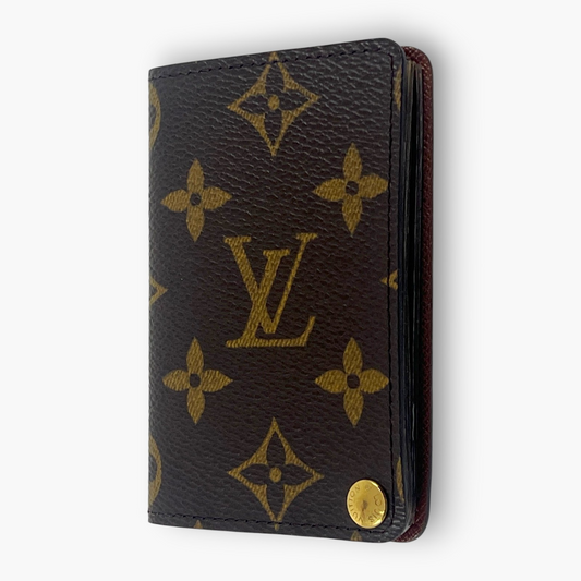 Louis Vuitton Monogram Card Case Wallet Bifold Made in France