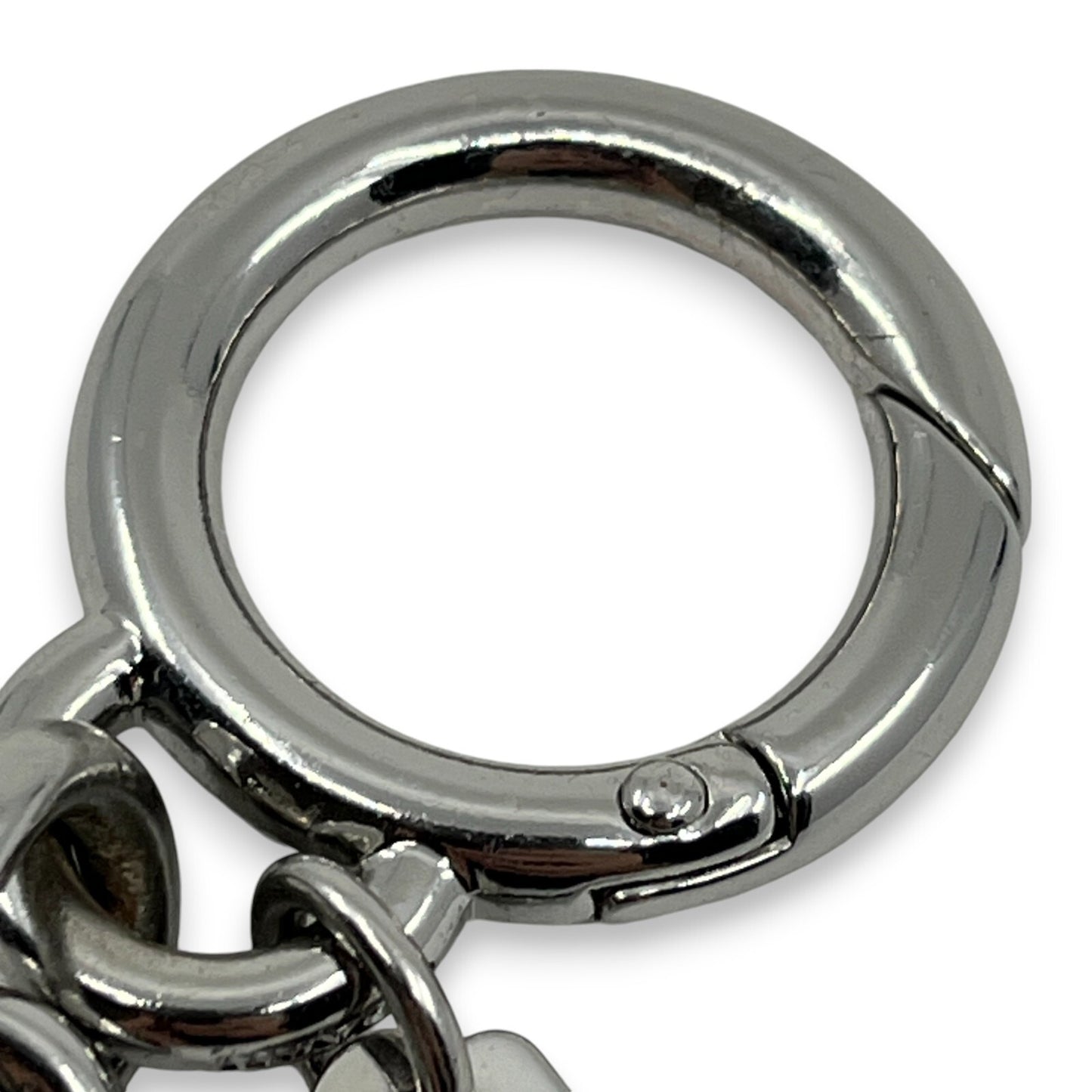 Coach Winky Emoji Leather Keychain Bag Charm in Orange