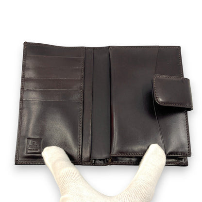 Fendi Zucca  Canvas Leather Bifold Wallet in Brown /w Box