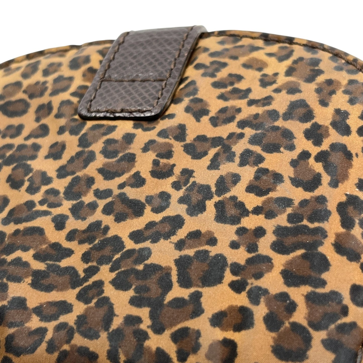 Bottega Veneta Leopard Print Wallet in Brown