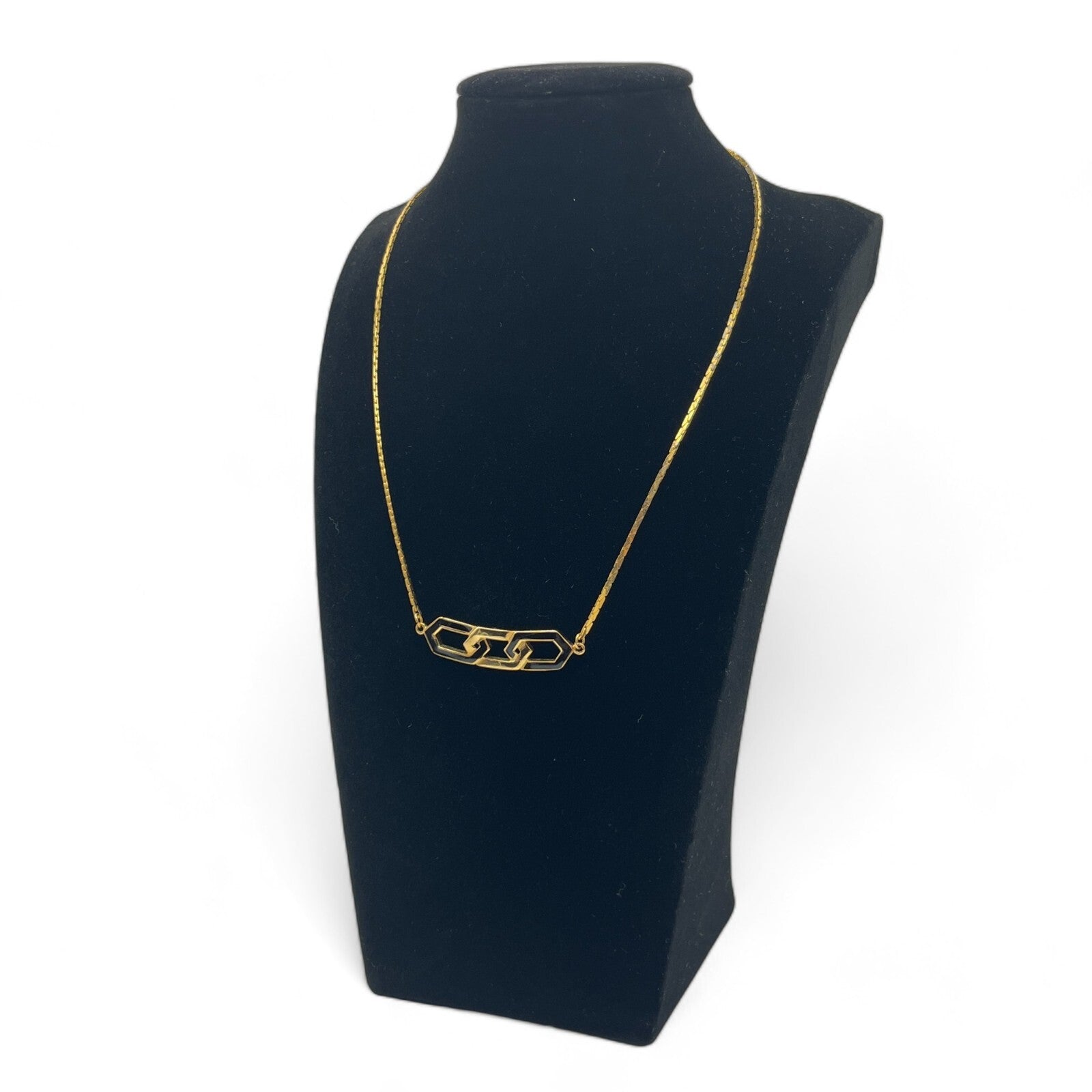 Givenchy GG Logo Pendant Necklace in Gold-Tone