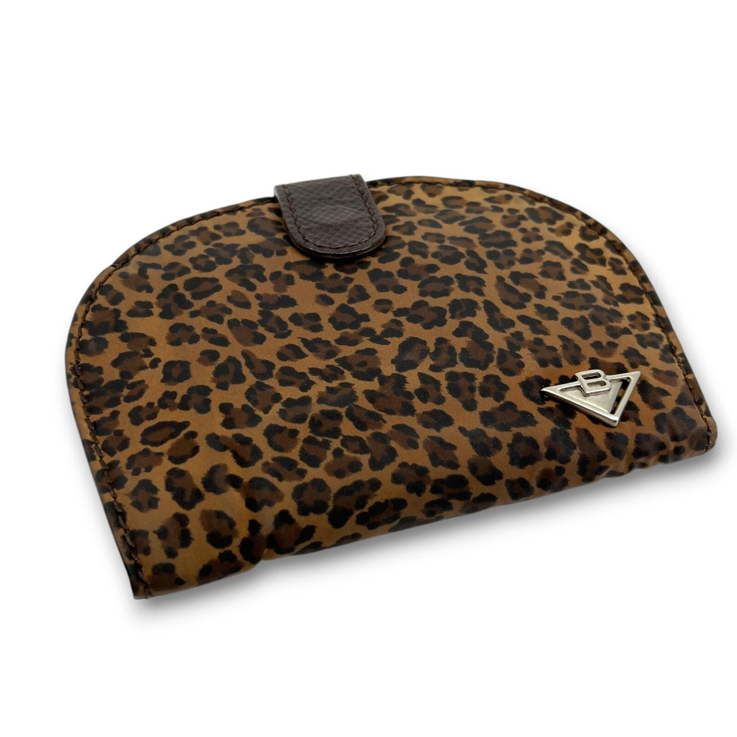 Bottega Veneta Leopard Print Wallet in Brown