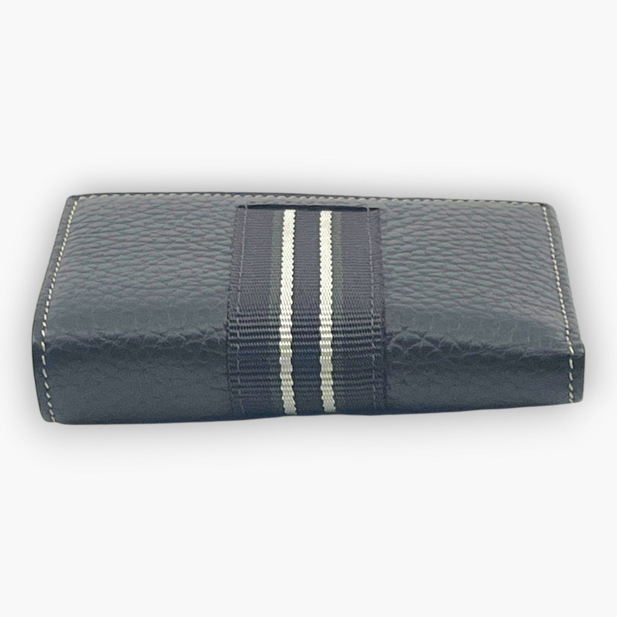 dunhill Key Case Wallet 6 Hooks Bill Slot Dark Brown Leather Italy W/ Card