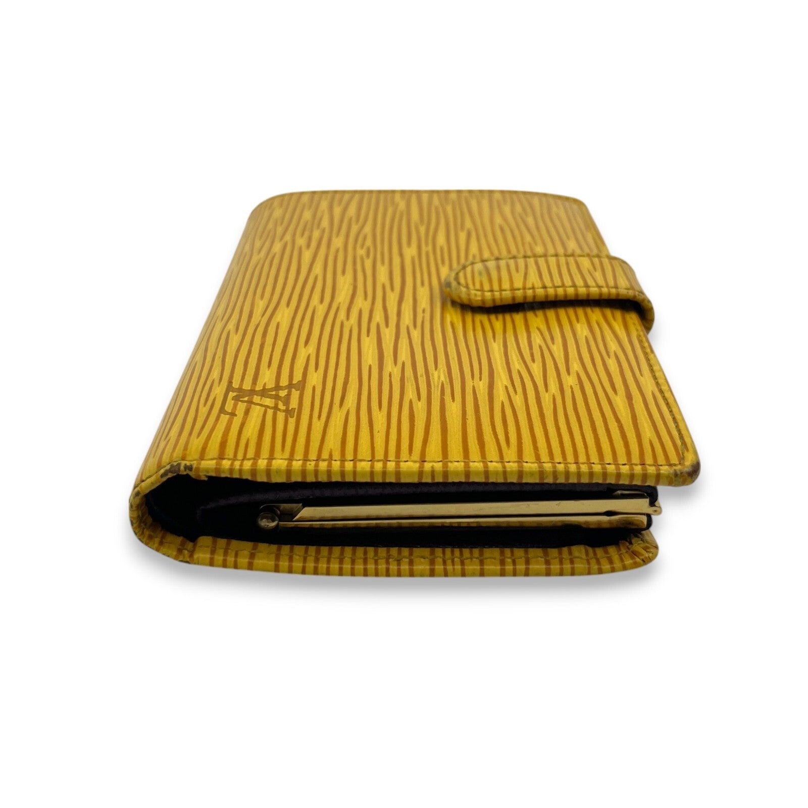 Louis Vuitton Epi Porto Monet Billet Viennois Compact Wallet in Yellow