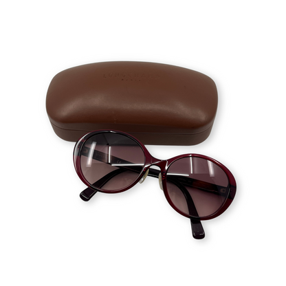 Authentic Longchamp Sunglasses LO679SJ  Red Brown Frame Gradient Lenses